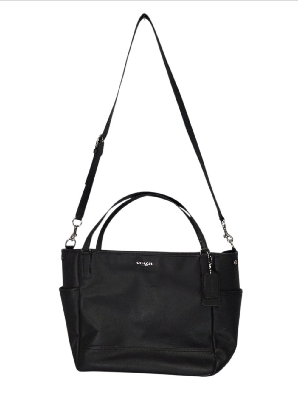Coach Black Diaper Bag